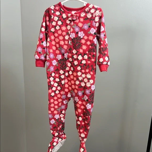 Floral and Heart Pajama Bundle - Baby girl Pajamas - Picture 6 of 7